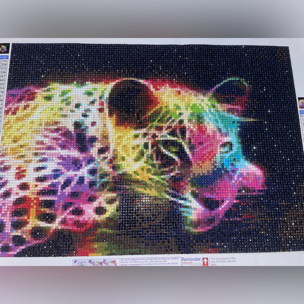 Cheetah Diamond Art